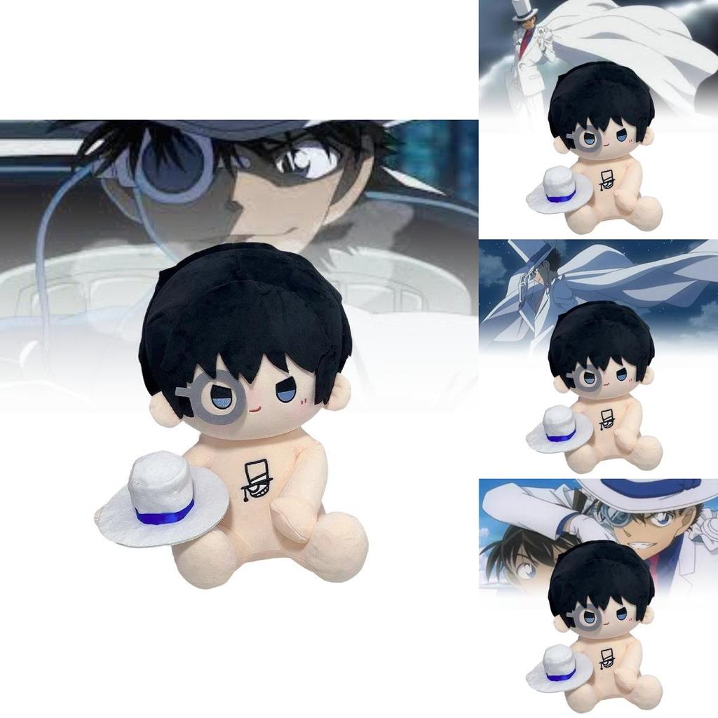 Очаровательная хлопковая кукла Кайто Кид высотой 40 см в милом наряде. Идеально подходит для коллекционеров