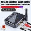Двойной Bluetooth 6.0 Приемник-Передатчик Steam aptX HD/LL Низкая Задержка 3,5 мм AUX RCA Разъем Беспроводной Аудио Адаптер Для ПК ТВ