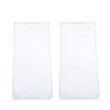 2PCS Triangle Sandwich Container ABS Reusable Washable Clear Portable Sandwich Wedge Box for Home
