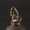 Gold Lord Ganesha Statue Buddha Elephant Hindu God Sculpture Figurines Resin Home Garden Decoration Buddha Statues For House