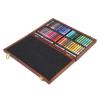 48 Colors Oil Pastels Set Water Soluble Soft Pastel Set Art Supplies with Wooden Box for Artists