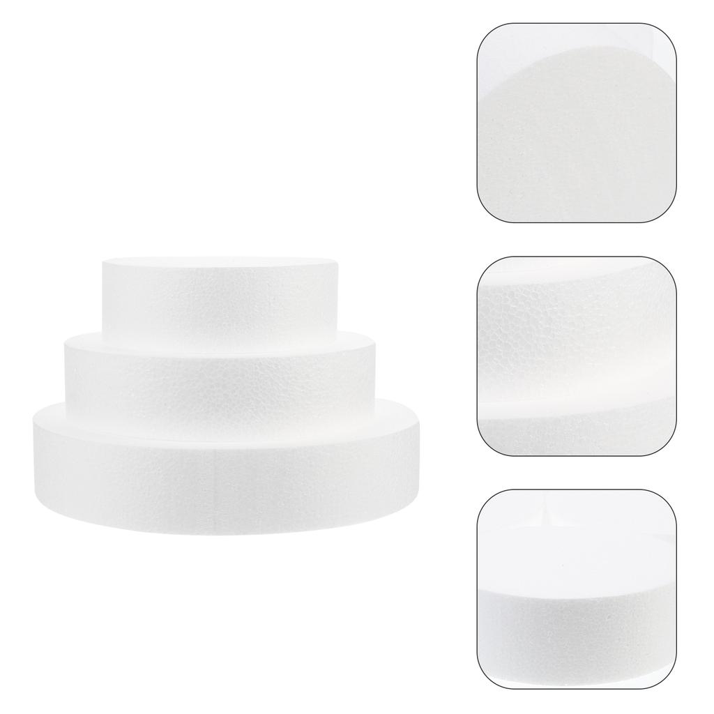 3 шт. Модель эмбриона для торта, искусственные пенопластовые украшения, набор инструментов для моделирования выпечки, декор