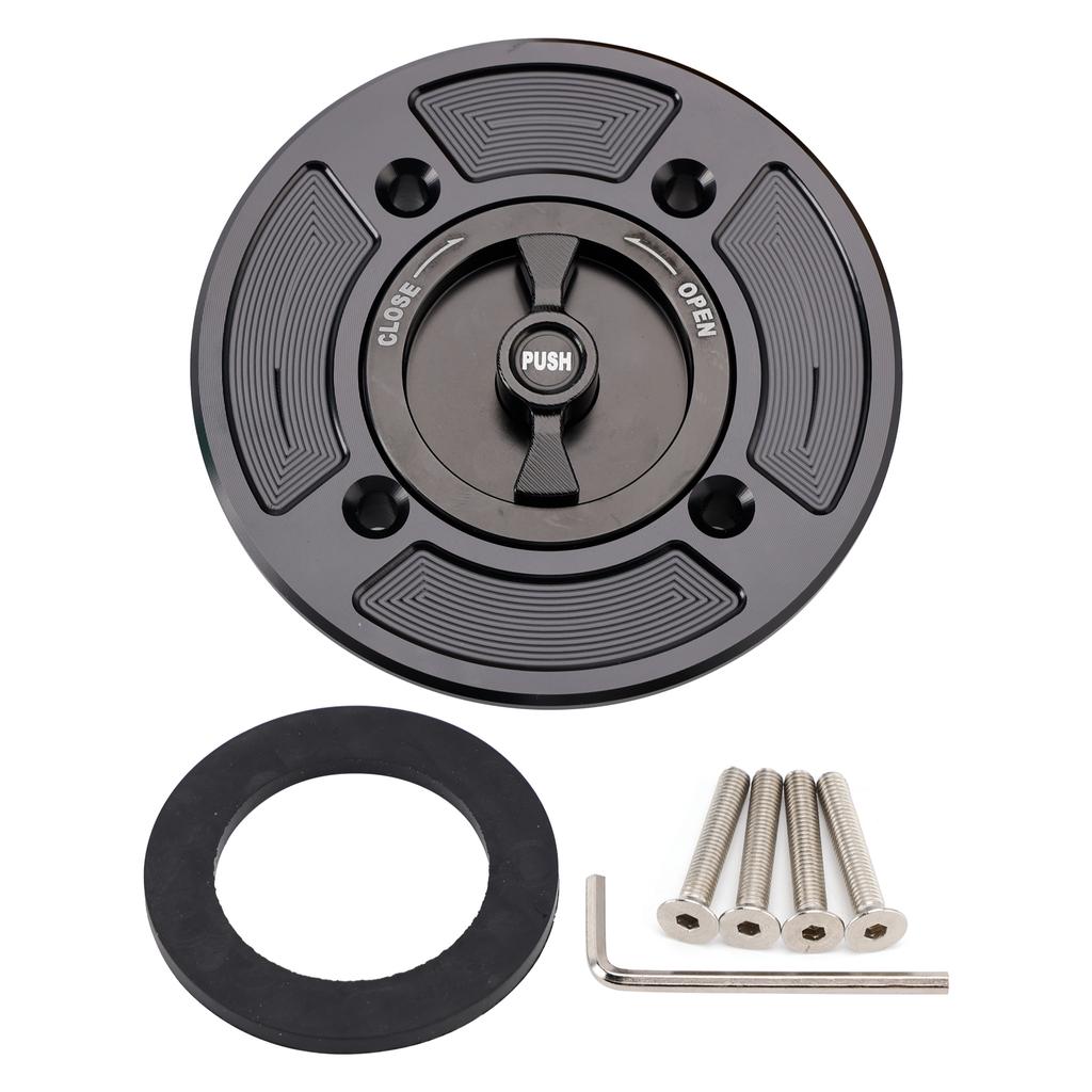 Quick Release Racing Fuel Gas Tank Cap For Kawasaki ZX-6R Ninja ZX636 2019-2025