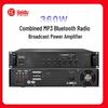 Huidu RS-M360 360 Вт Интегрированный MP3 Bluetooth Усилитель для публичного оповещения