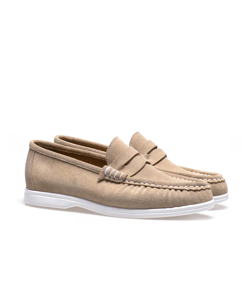 Allclassic Alc4411W Resort Shirred Loafers_Beige Suede