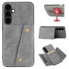 For Samsung Galaxy S26+ Case with Card Slots Kickstand Leather + TPU Phone Cover