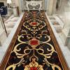 European Style Luxury Long Corridor Carpet Red Carpet Non-slip Stair Floor Mat Customizable Wedding Hall Passageway Corridor Rug