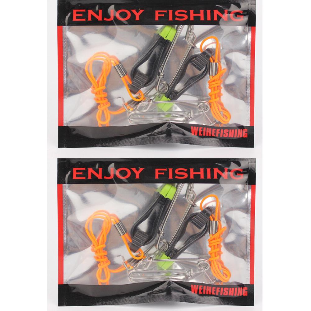 4 шт. 17-дюймовых клипс для сброса лески Power Grip для груза, планерной доски, кайта, рыбалки