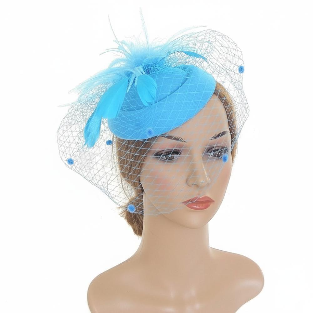 Fishnet Veil Felt Fascinator Hat Elegant Pillbox Hats New Wedding Veil Hat Wedding Party