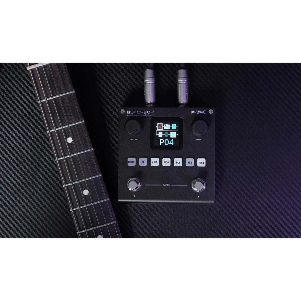 Blackbox Моделировщик гитарного/басового усилителя Процессор мультиэффектов Перезаряжаемый для электрогитары Бас-гитары