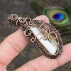 Montana Agate Gemstone Copper Wire Wrap Jewelry Pendant 2.80
