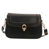 Retro Fashion Simple Lock Small Bag Women'S Spring Versatile Shoulder Messenger Bag Small Square Bag