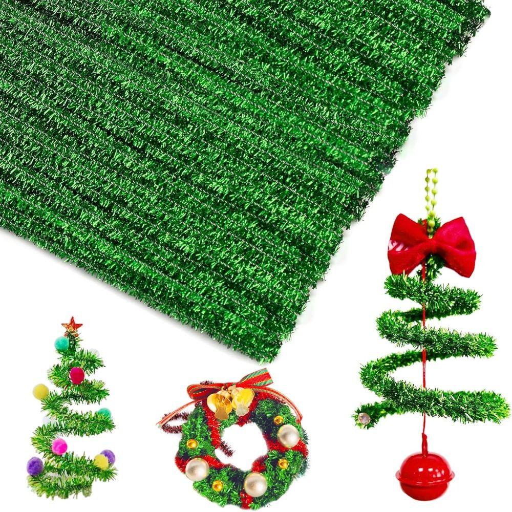 100Pcs Multicolored Craft Pipe Cleaners Fuzzy Sticks Pipe Cleaners Bulk Home Decorations