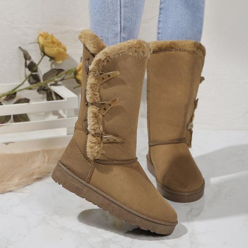 Classic Plush Snow Boots and Calf Women's Boots Wool Women's Boots Warm Winter Shoes Winter New Women's Shoes D84