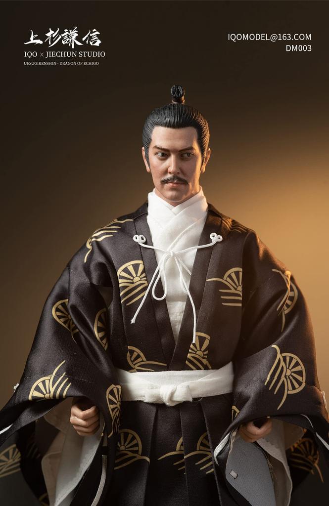 IQOMODEL DM003 Movie Game Character Sengoku Period Samurai Samurai Kenshin Uesugi Model Movable Action Figure Body Head Switcher Clothes Weapon