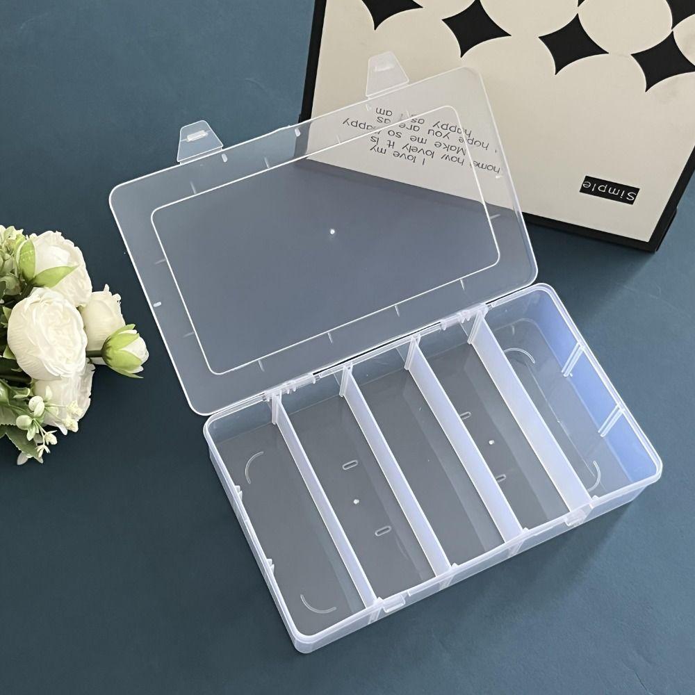 Secure Latch Tool Storage Box Transparent Accessory Organizer Hardware Accessories