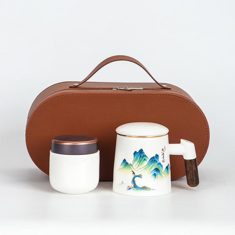 Ceramic Office Cup Mug Notebook Enterprise Insurance Real Estate Company Business Events Annual Meeting Gifts Plus