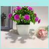 Fake Miniature Daisy Plant Decor With Plastic Craftsmanship For Living Spaces