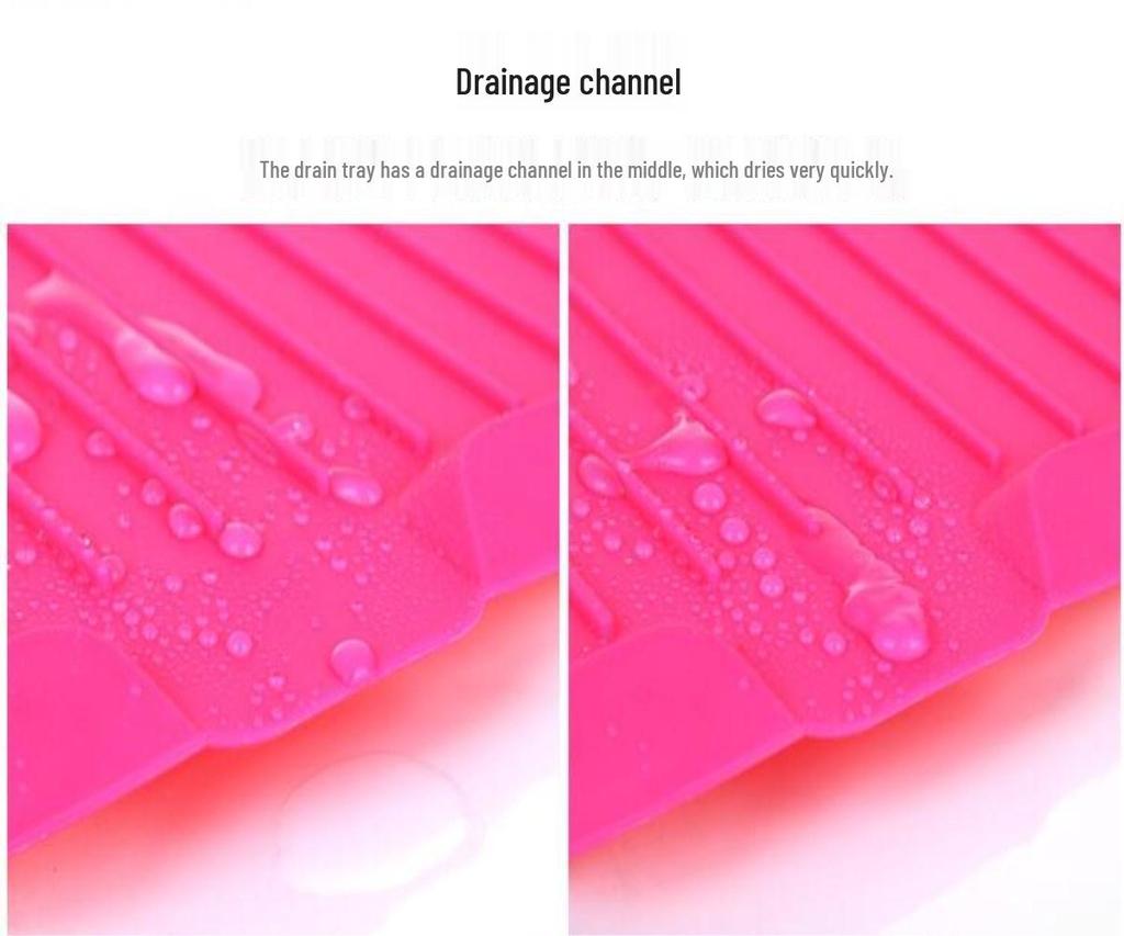 Rectangular Kitchen Drain Tray and Storage Rack for Fruits, Vegetables, and Tableware