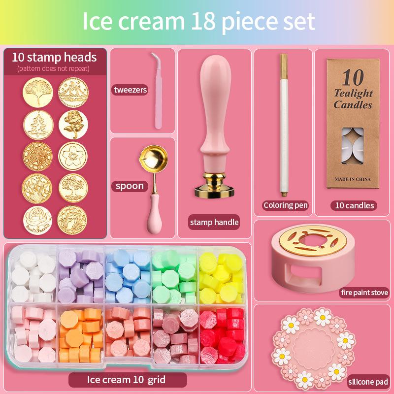 Сургучная печать, набор из 18 шт., лакированный штамп, сургуч, набор DIY, принадлежности для рукоделия, скрапбукинг, рождественские свадебные приглашения, украшения