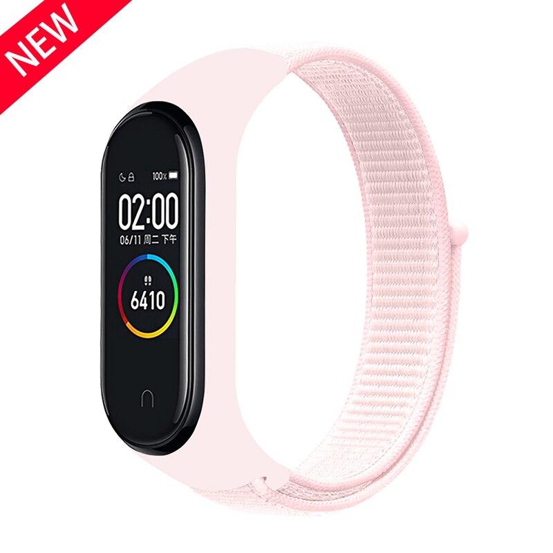 Nylon Strap for Xiaomi Mi Band 6 5 3 4 Bracelet Wristband Sports Breathable Bracelet For Miband 6 4 3 5 Replacement Strap