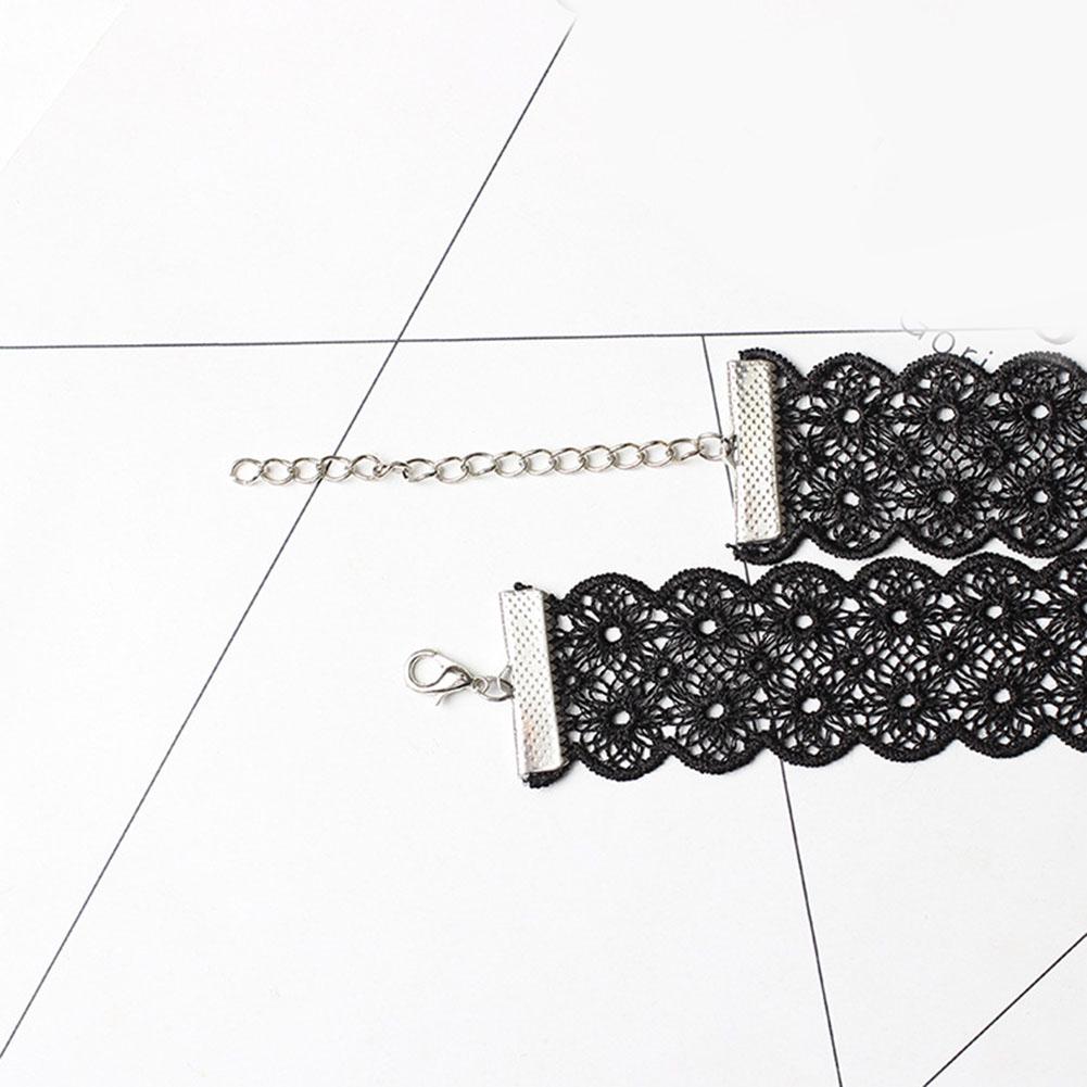 BLUELANS NECKLACE Wonderful Clavicle Short Adjustable Jewelry Tattoo Hollow Gothic Lace Necklace Women Present