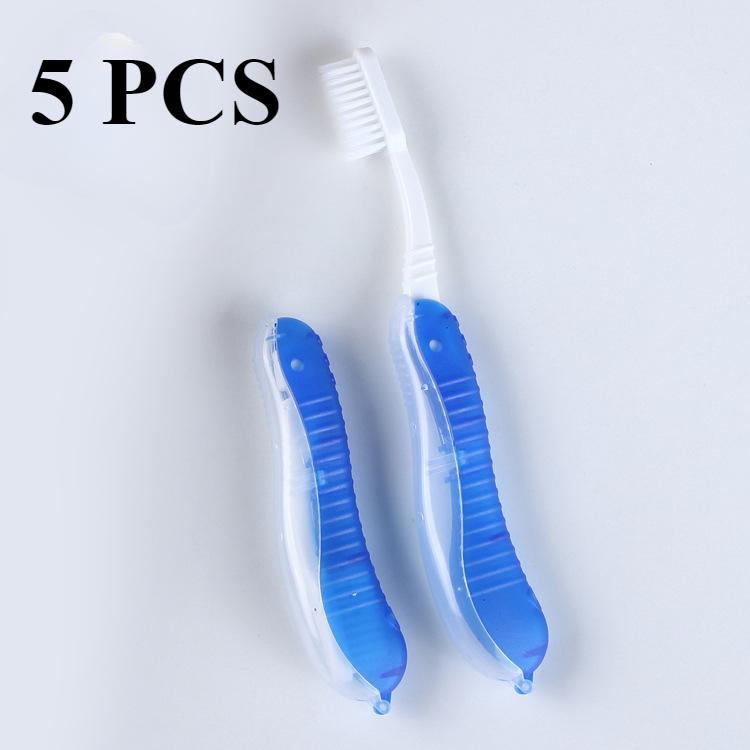 Disposable Toothbrush Travel Portable Foldable Soft Bristled Cross-border Toothbrush Foldable Toothbrush