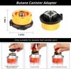 Outdoor Camping Stove Gas Tank Adapter Propane Tank Adapter Gas Burner Conversion Head Camping Gear