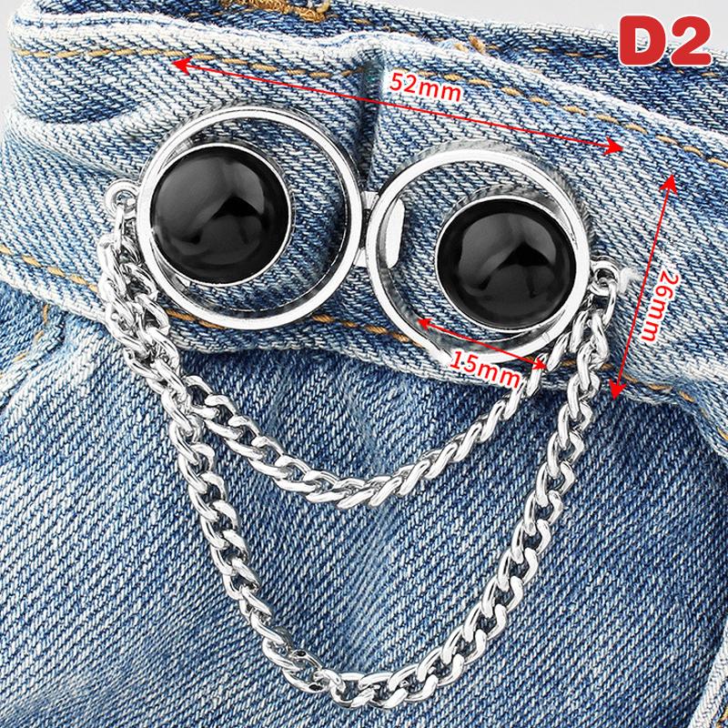Джинсы Пуговица Регулятор Для Брюк Юбки Кнопка Жемчуг Кисточка Застежка Брюки Булавка Для Бесшовных Джинсов Пряжка Для Талии Аксессуары
