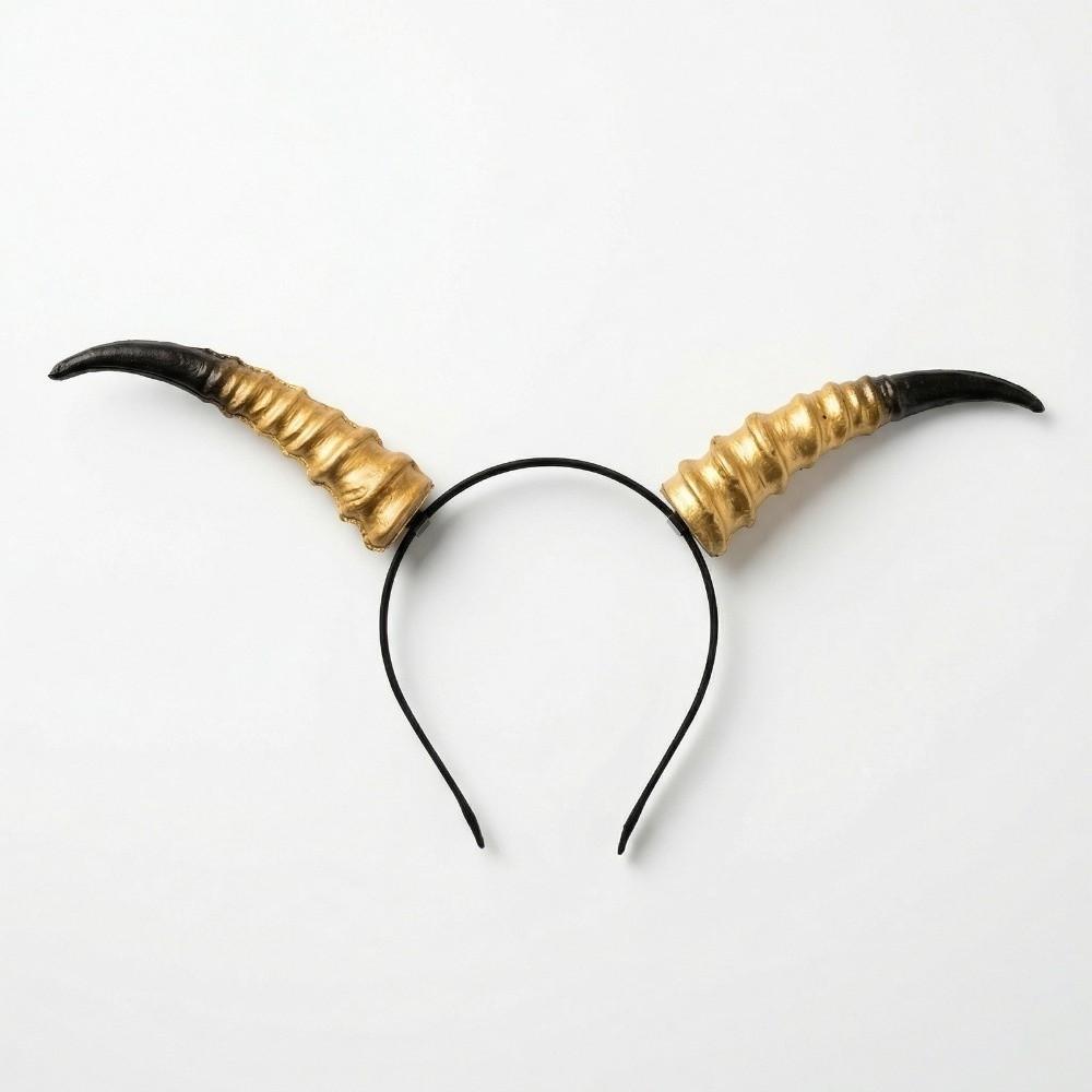 Cosplay Headband Cosplay Hairband Ox Horn Halloween Hair Hoop Halloween Horns Headband Photo Props