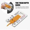 Car Accessories Depth Gauge Tire Pattern Depth Ruler Depth Indicator Car Tyre Tread Depthometer