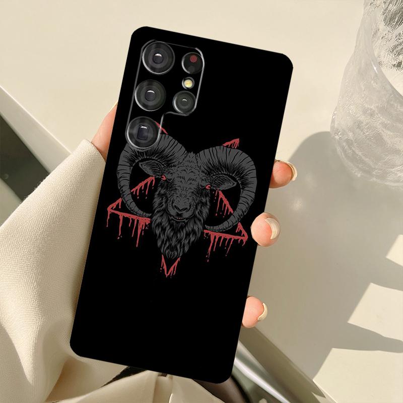 Сатанинский страшный чехол с черепом для Samsung Galaxy S22 S21 Ultra Note 20 S8 S9 S10 Note 10 Plus S20 FE S21 FE чехол