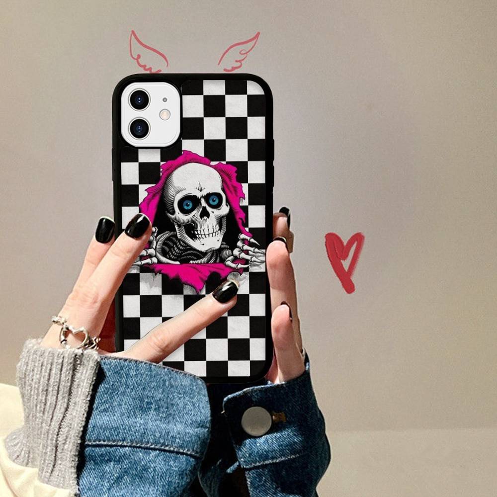 Бренд скейтборда P-Powell P-Peralta Для IPhone 17 16 15 14 13 12 11 Pro Max Plus Mini Чехол для телефона с задней панелью из ТПУ