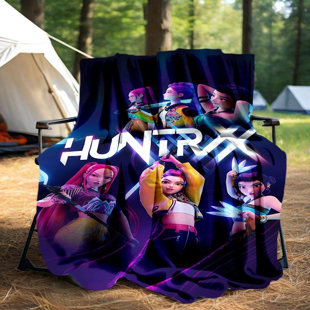 "HUNTRIX: The Ultimate Gaming Experience"Blanket Lightweight Flannel Throw Blanket for Sofa, Bed, Travel, Camping, Livingroom, Office, Couch