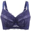 Women's Full Figure Lightly Lined Underwire Lace Balconette Bra 34 36 38 40 42 44 46 48 B C D E