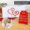 Mini I Love You Sign Valentines Day Desktop Decoration Figurine Christmas Gift Popping-Up Mini Sign To Express Love for Girlfriend Wife Fiancee