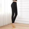 Black High Waist Ballet Leggings for Adults, Modal Stretch Dance Pants - Slim Fit Workout & Practice Pants
