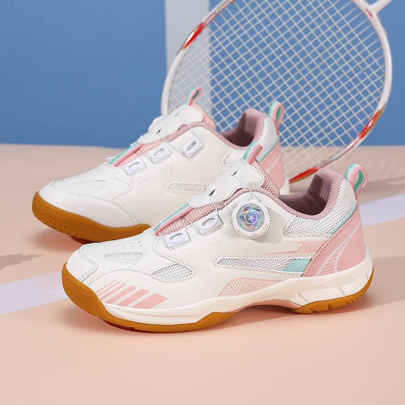 Унисекс Дышащие Легкие Кроссовки для Бадминтона и Тенниса с Вращающейся Пряжкой