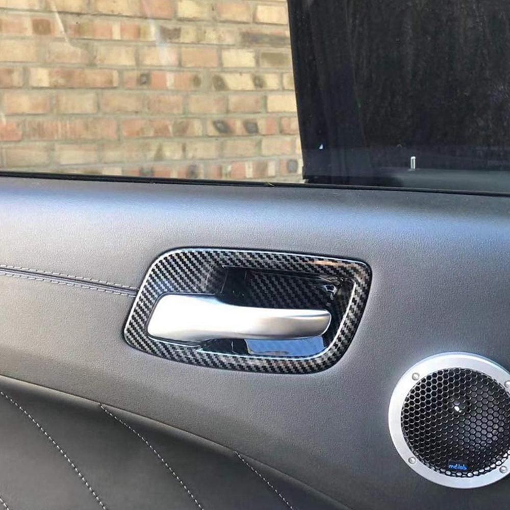 Внутренняя дверная ручка автомобиля, декоративная крышка для Dodge Charger Chrysler 300C 2015 2016 2017 2018 2022