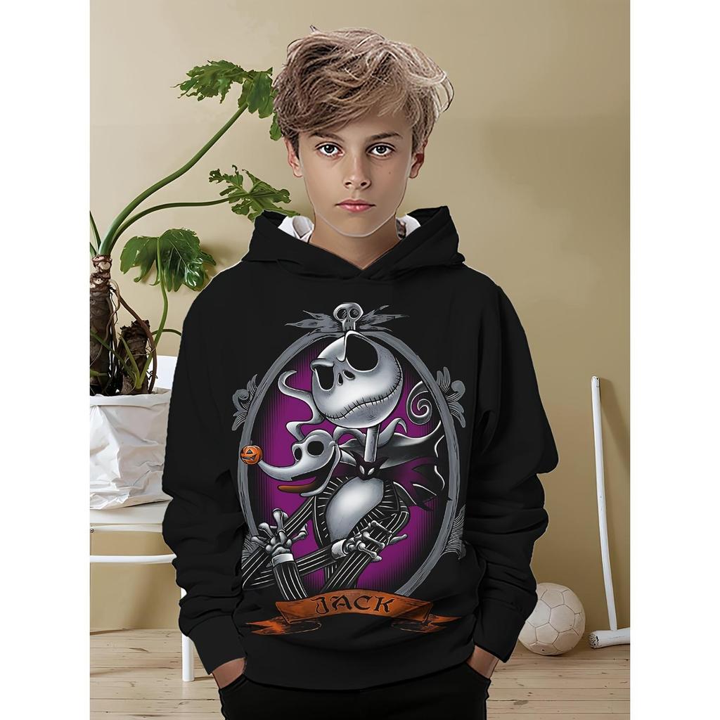 Детская одежда, креативная толстовка с капюшоном с 3D-принтом для мальчиков, повседневный спортивный топ с длинным рукавом и капюшоном для мальчиков