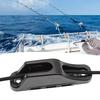 Nylon Kayak Cord Lock Cleat Self-Lock Rope Cord Tensioner Runner Quick Grip Soft Rope Tensioning Slider for Canoeing Kayak Surfing Accessories