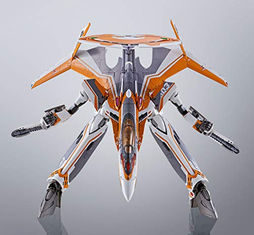 TAMASHII NATIONS DX Chogokin Macross Delta VF-31E Зигфрид (Машина Чака Мустанга) приблизительно. 180 мм ABS и ПВХ литая подвижная окрашенная фигурка