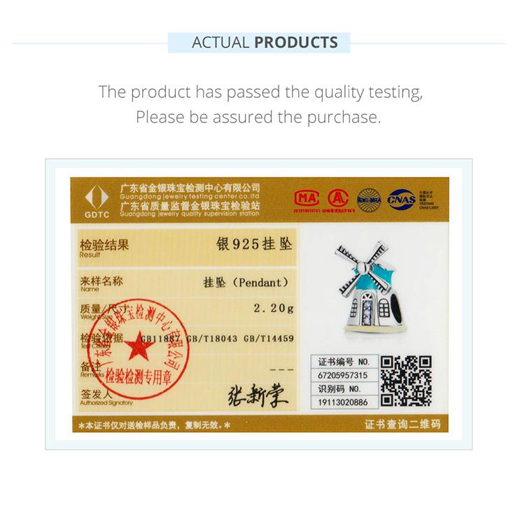 BAMOER 925 Sterling Silver Traveling Series Shine Cubic Zirconia Cute Pink Car & Windmill House Love & Heart Cable Car Charm Beads