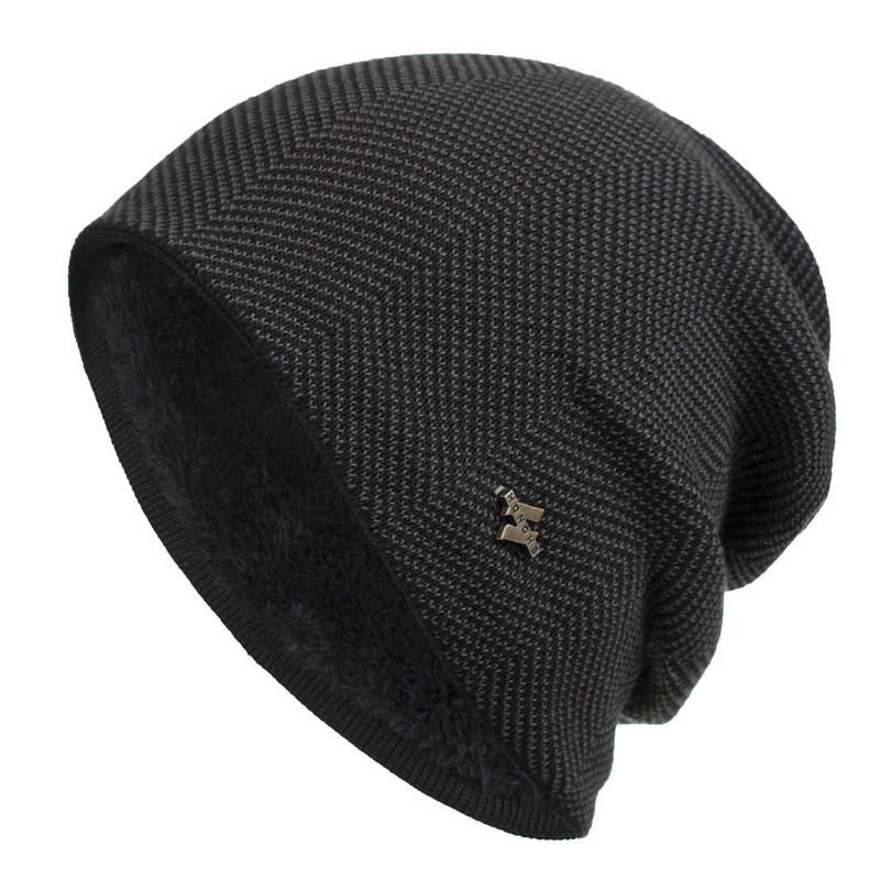 New Unisex Warm Winter Hat Fashion Men & Women Thick Knitted Hat Outdoor Sports Ski Beanie Hats