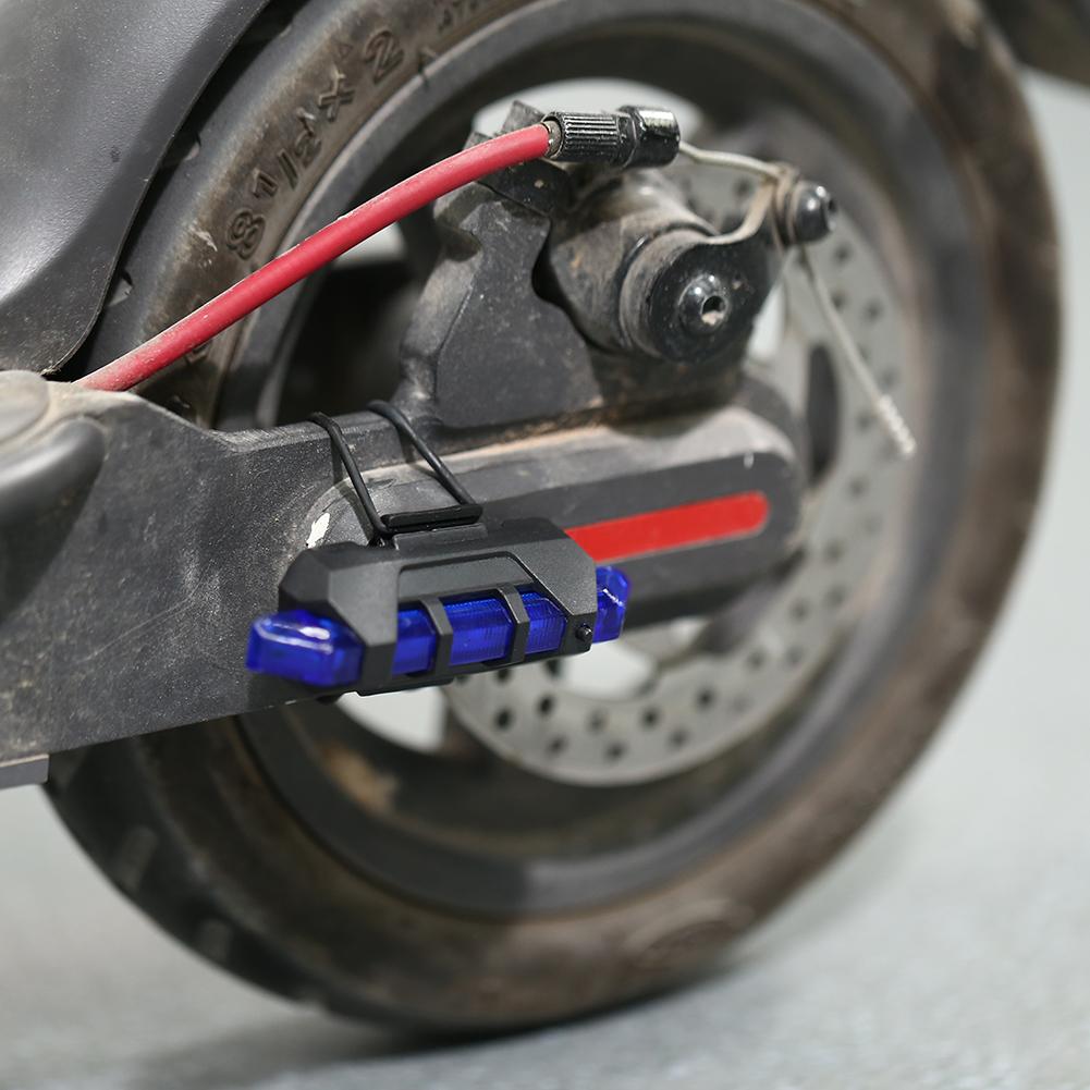 2 шт. Предупреждающий фонарь для самоката Электросамокат Ночная безопасность Высокояркий задний фонарь Водонепроницаемый светодиодный фонарик для M365 Pro