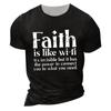 Men's  T-shirt T-shirts Graphic Text Pool3D Printing Street Casual Short Sleeve Printed Clothing Basic