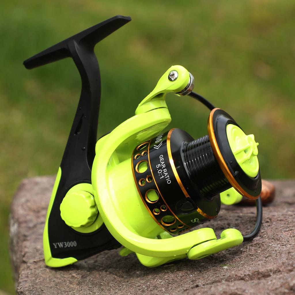 Рыболовная катушка 12BB, передаточное число 5,0:1, деревянная ручка, спортивное рыболовное колесо на открытом воздухе для пресноводного карпа