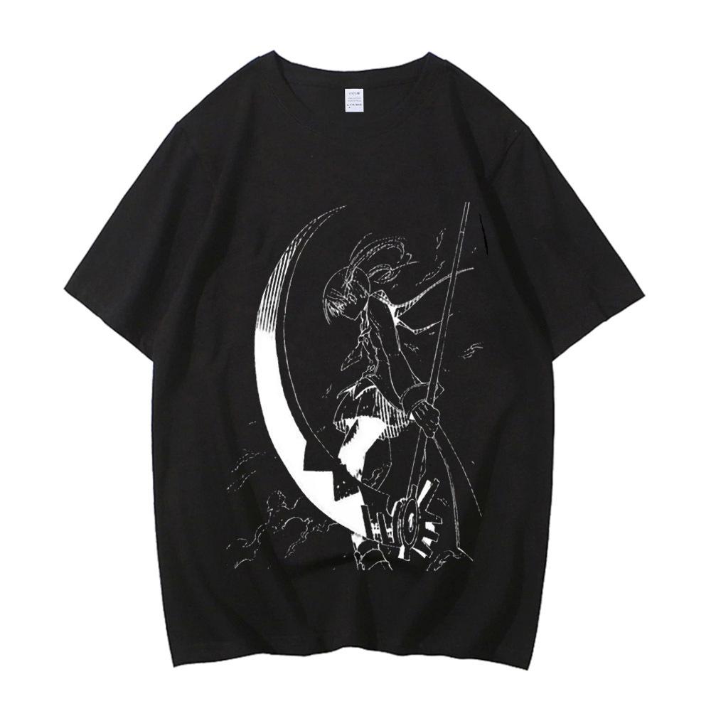 Soul Eater cotton top tees teen Comfortable korean clothes aesthetic hip hop shirt Pastel Graphic kawaii University17