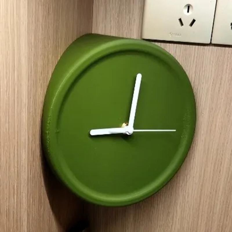 3D Printing DIY Elegant Wall Clock Concave Angle Living Room Luxury Wall Clocks 8 Inch Modern Minimalist Unique Clock Interior Silent Movement Clocks
