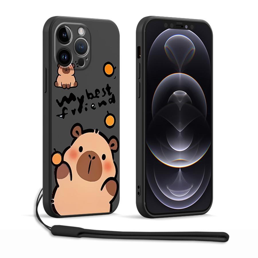 Phone Cover Case for Apple iPhone 17 Pro Max XS XR 13 Mini Air 11 12 Plus 7 8 16 15 Cute Capybara